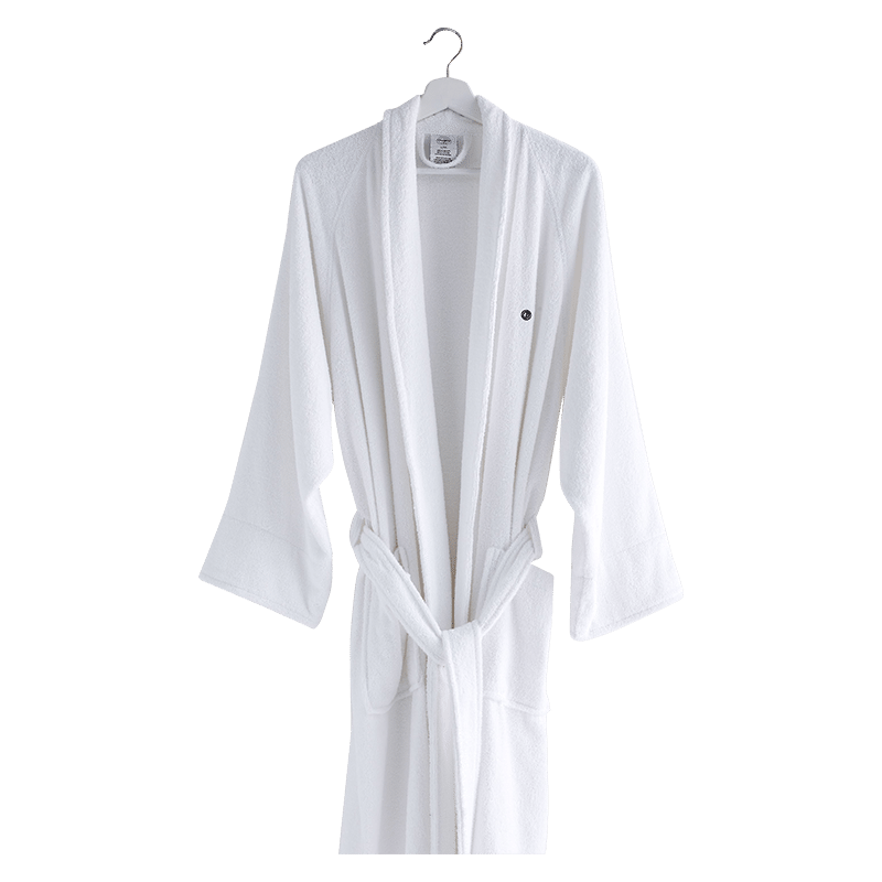 Low-Lint Terry Bath Robe - L/XL