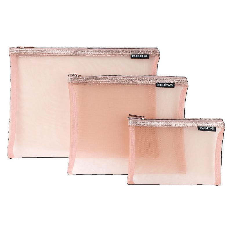 3 Piece Mesh Travel Pouches