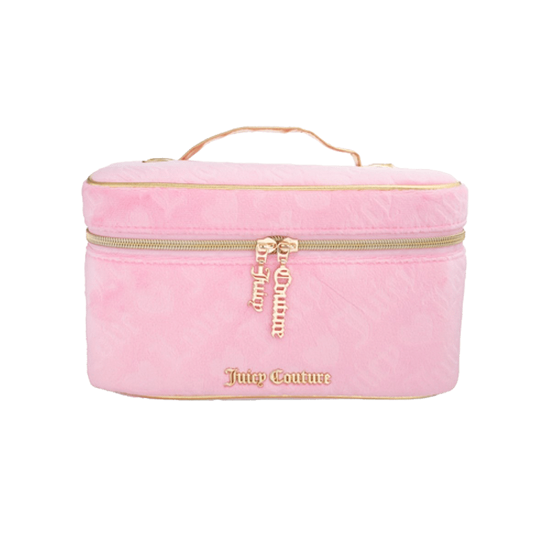 Pressed Juicy And Heart Pattern Terry Train Case