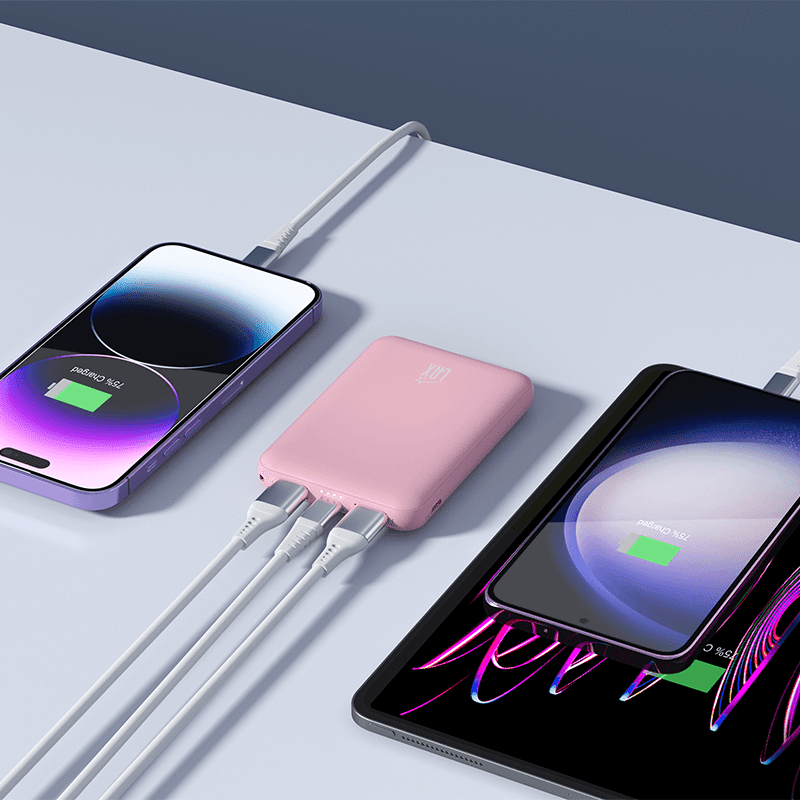 6600mAh Powerbank with 1 USB-C & 2 USB-A Ports