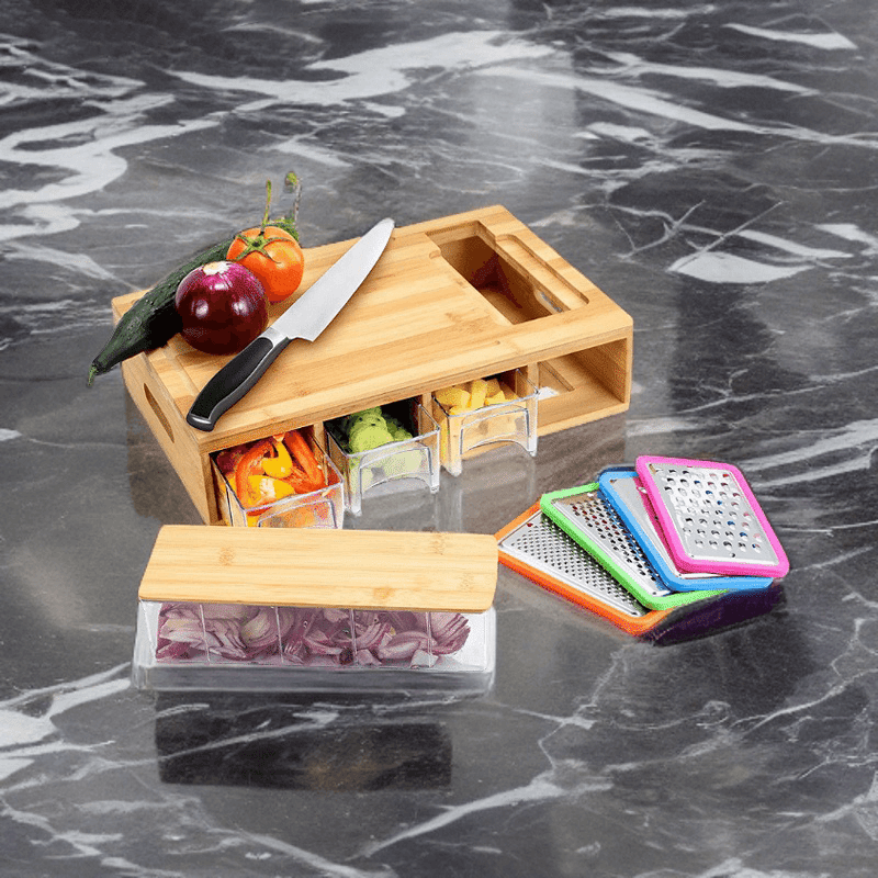Bamboo All-in-One Prep Station