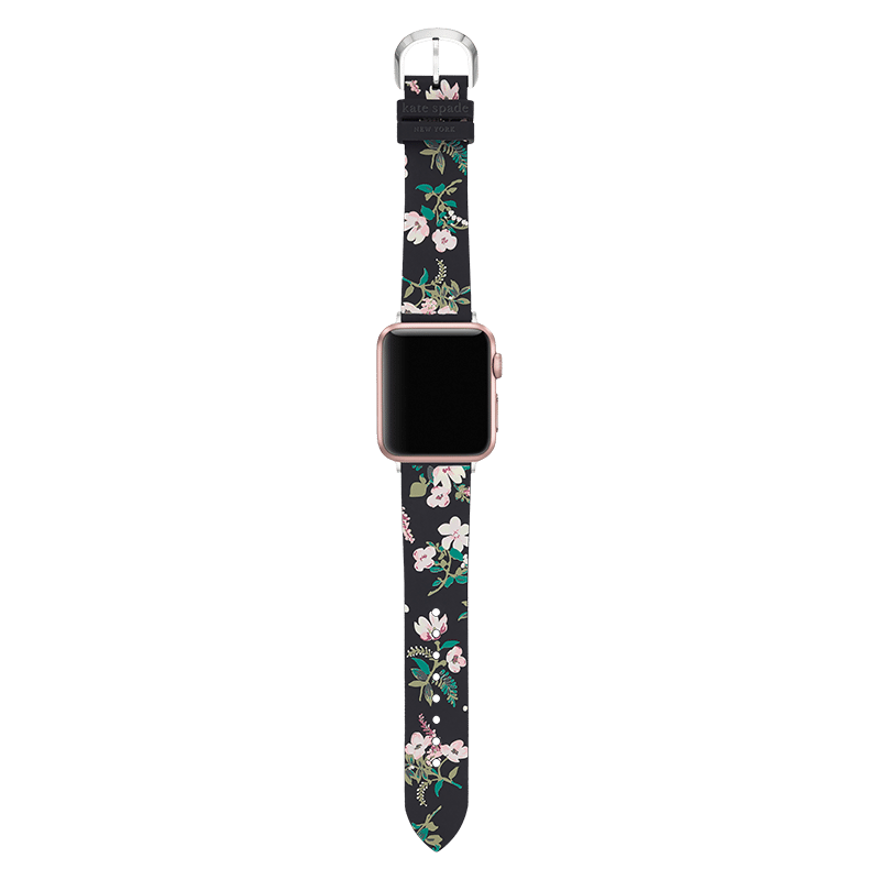 Floral Silicone 38mm/40mm Band For Apple Watch