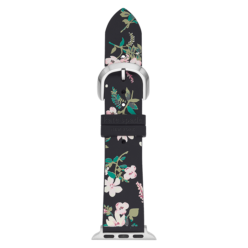 Floral Silicone 38mm/40mm Band For Apple Watch