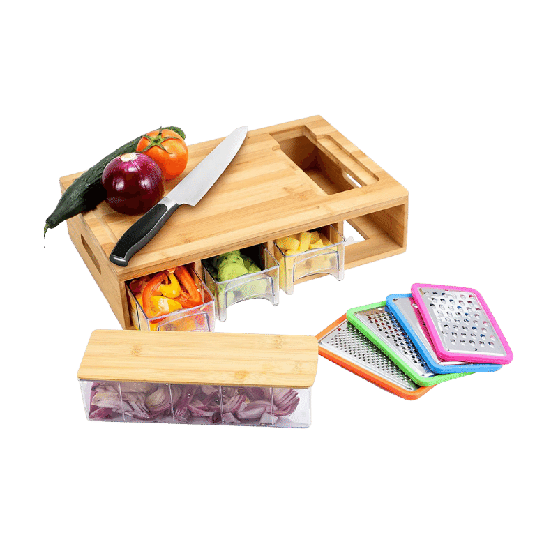 Bamboo All-in-One Prep Station