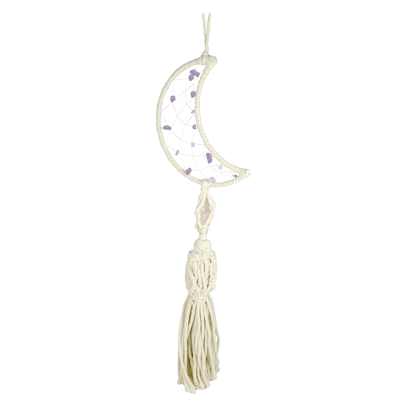Macrame Crystal Wall Hanging