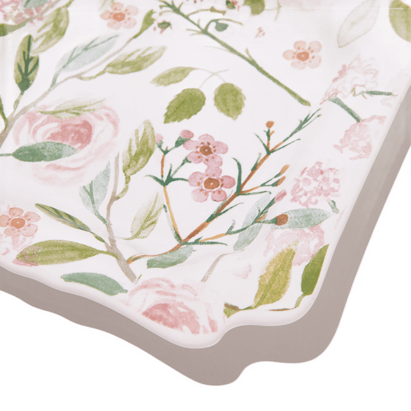 Floral Dessert Plates - Set of 4