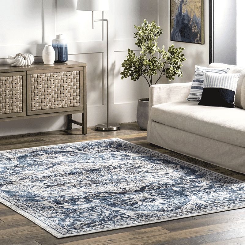 Maryanne Transitional Medallion Area Rug