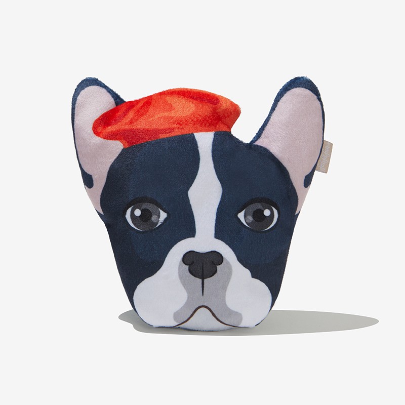 Large/Extra-Large - Frenchie & Baguette Dog Plush Duo