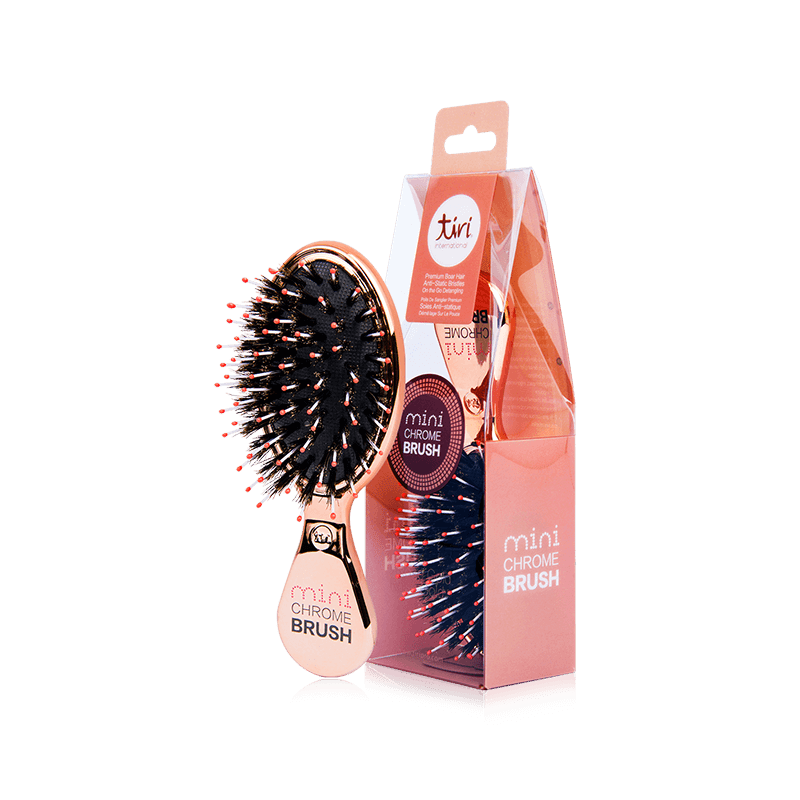 Mini Boar Bristle Paddle Brush (2 Pack)