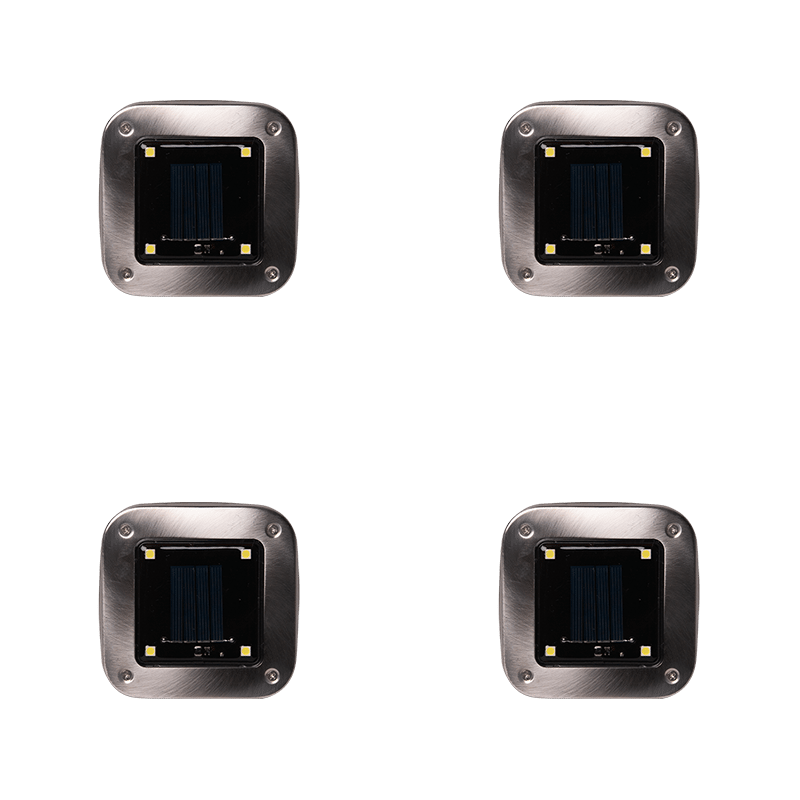 4 Piece Solar Pathway Light Set