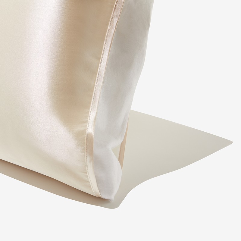 Satin Travel Pillow Sleeve (Golden Tan) 
