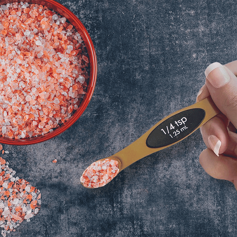 7 Piece Dual Sided Stainless Steel Magnetic Measuring Spoons