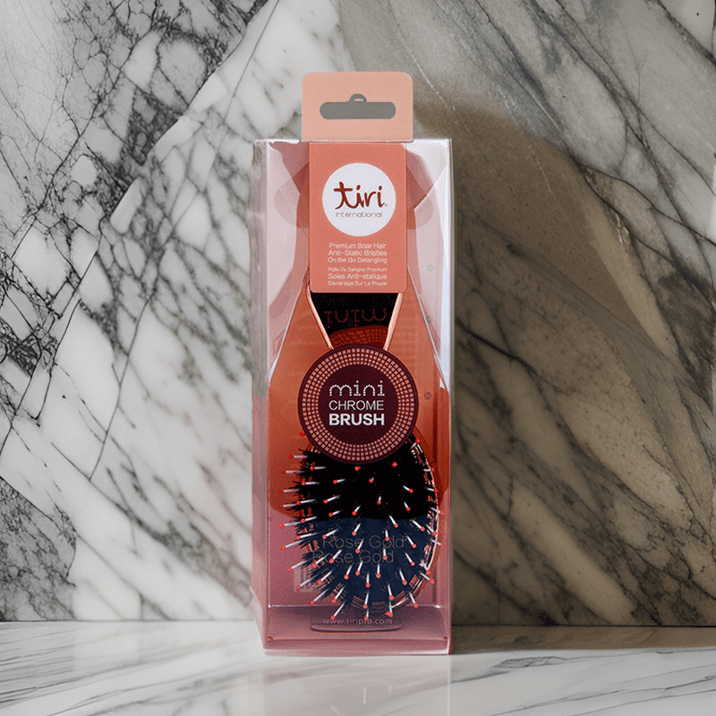 Mini Boar Bristle Paddle Brush (2 Pack)