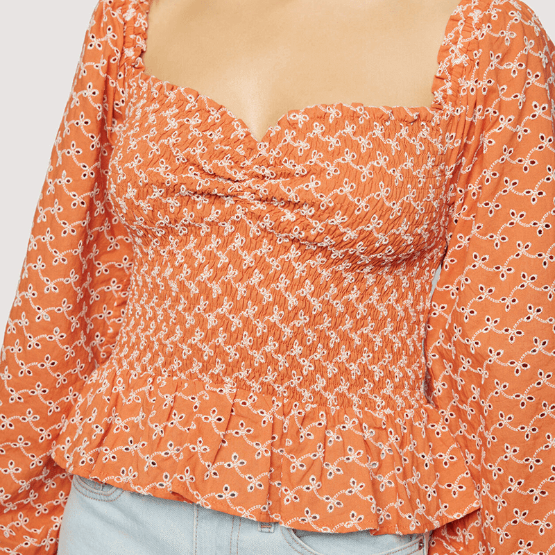 Clay Date Long Sleeve Top