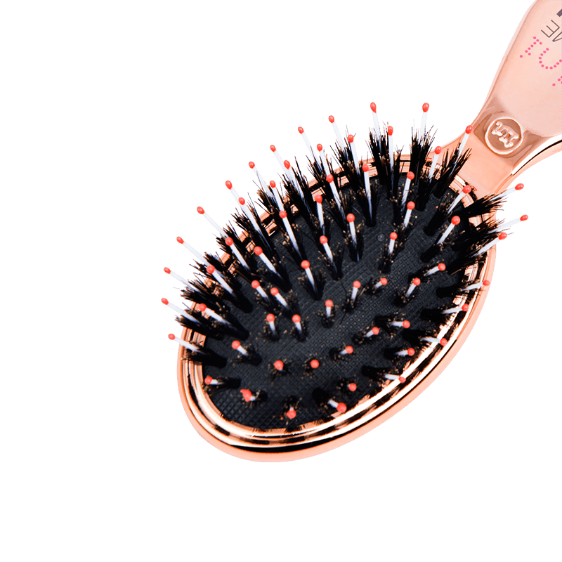 Mini Boar Bristle Paddle Brush (2 Pack)