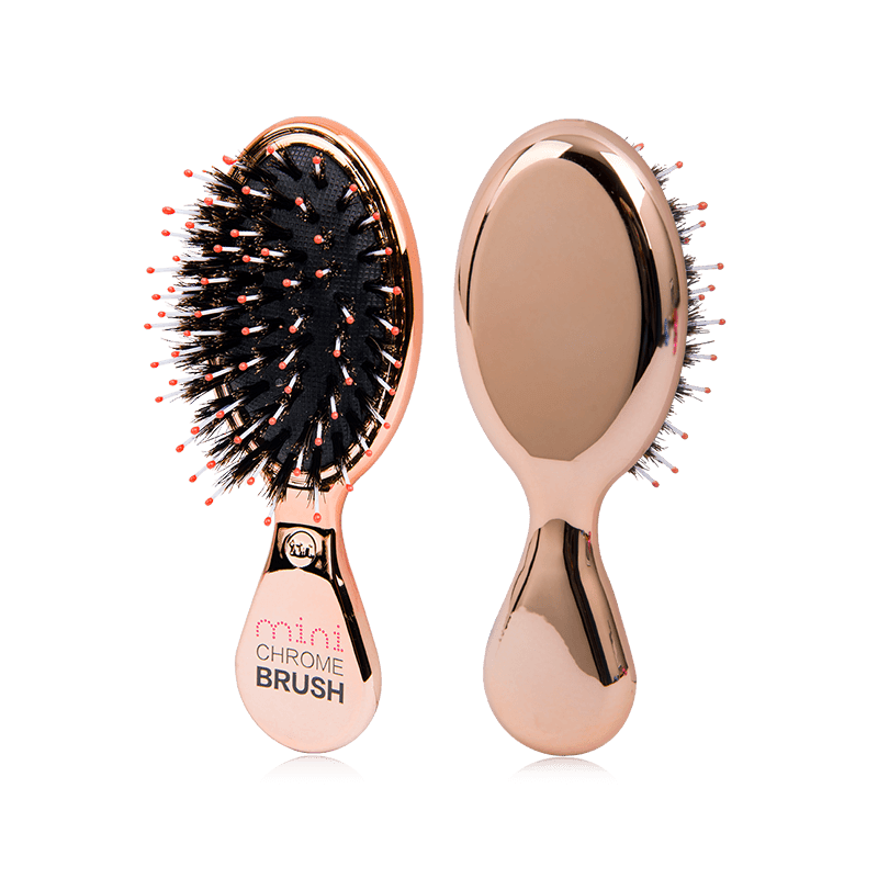 Mini Boar Bristle Paddle Brush (2 Pack)