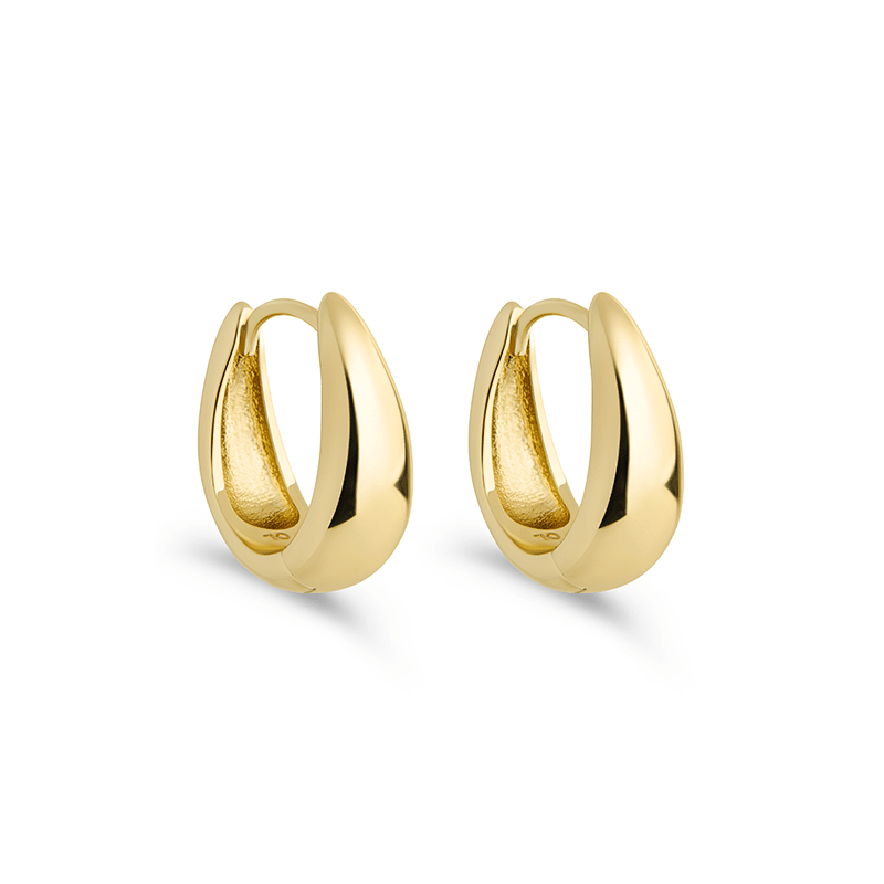 Lavina Polished Micro Hoop Earrings