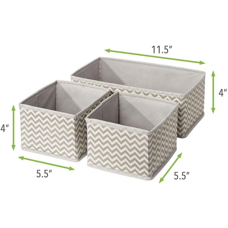Fabric Drawer Organizer Set (12 Pack)