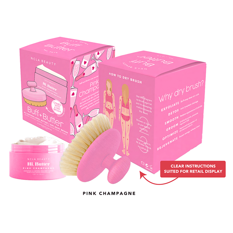 Buff & Butter Set - Pink Champagne