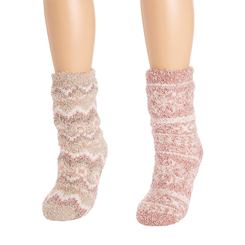 Cozy Sherpa Lined Cabin Sock (2 Pair Pack)