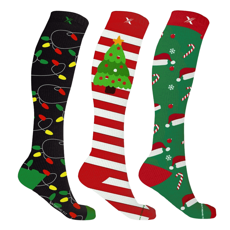 Express Yourself Seasonal Compression Socks (3 Pack)