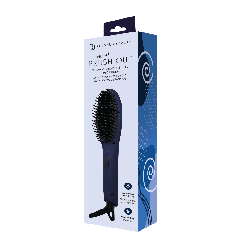 Brush Out Ceramic Travel Styler (Oxford Blue)
