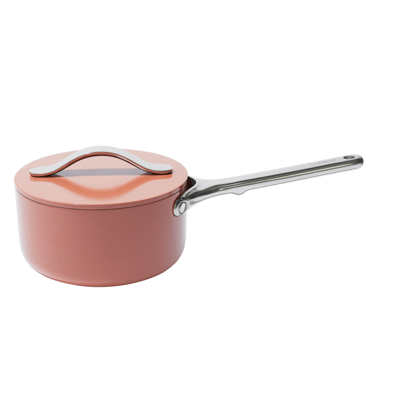 Non-Stick Ceramic Mini Fry Pan and Mini Sauce Pan Duo Perracotta