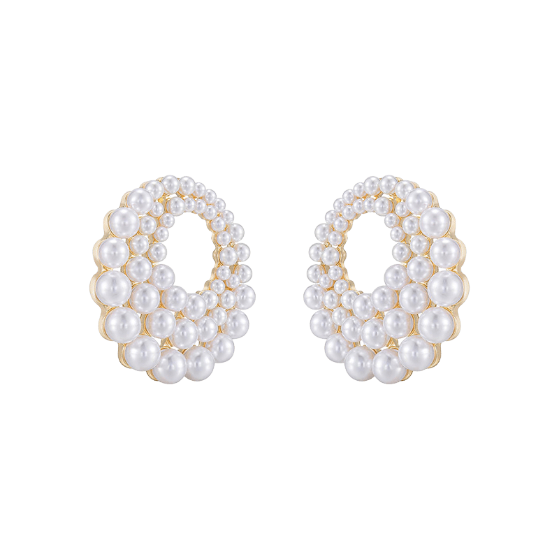 Blushing Pearl 18k Gold Plated Earrings