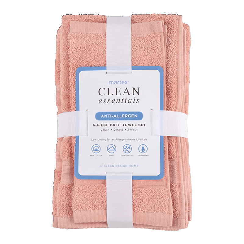 Clean Essentials 6 Piece Towel Set