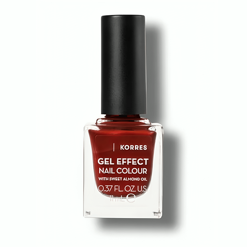 Nail Color Velour Red 58 Gel Effect