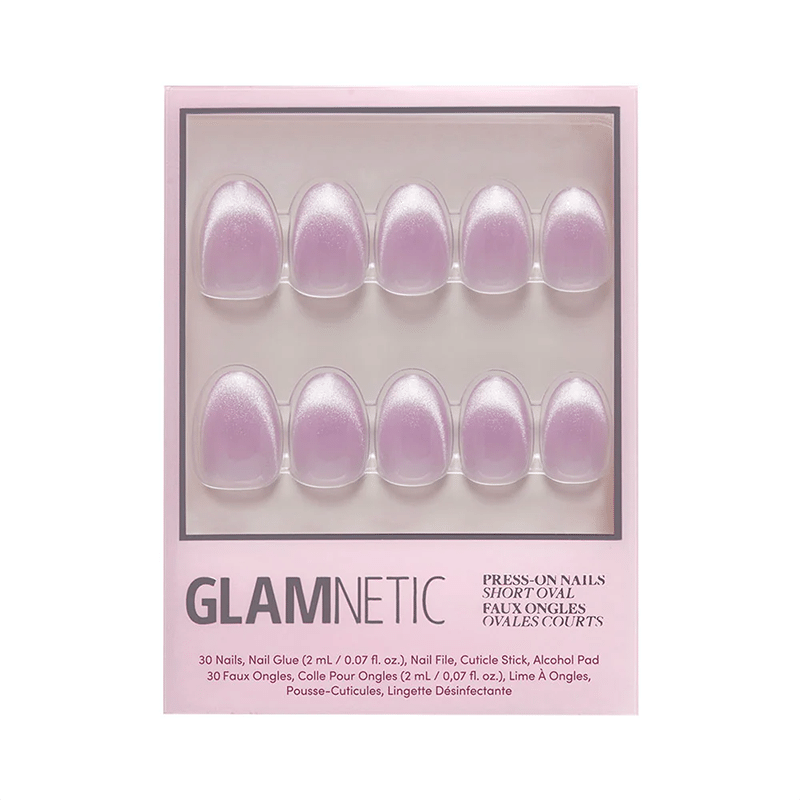 Fairy Dust Short Oval Press-On Nails
