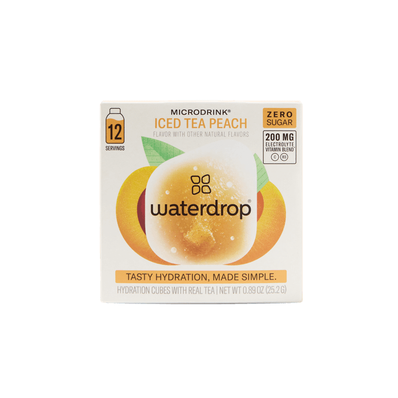 Microdrink Iced Tea Peach (1-Pack of 12 cubes)