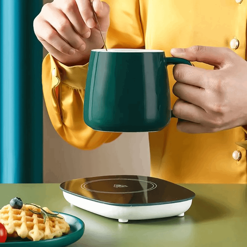 Smart Mug with Cup Warmer Pad
