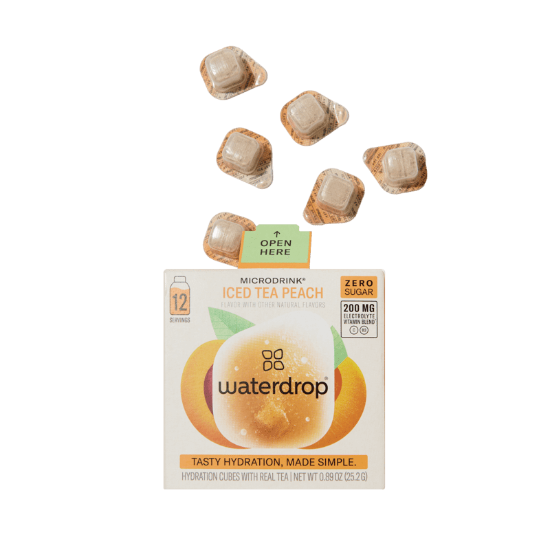 Microdrink Iced Tea Peach (1-Pack of 12 cubes)