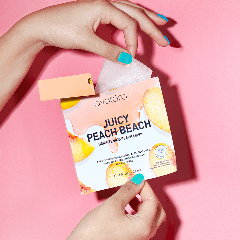 Peach Beach Face Masks