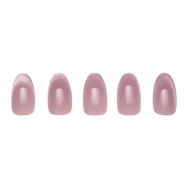 Fairy Dust Short Oval Press-On Nails