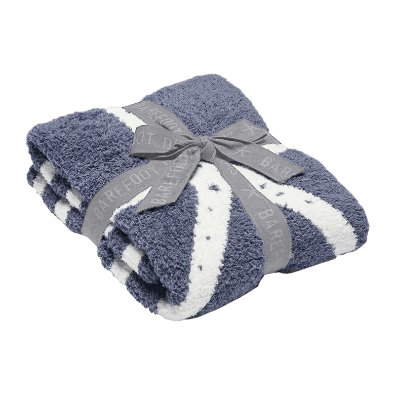 CozyChic® Starfish Baby Blanket - Deep Sea Blue