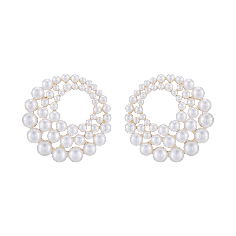 Blushing Pearl 18k Gold Plated Earrings