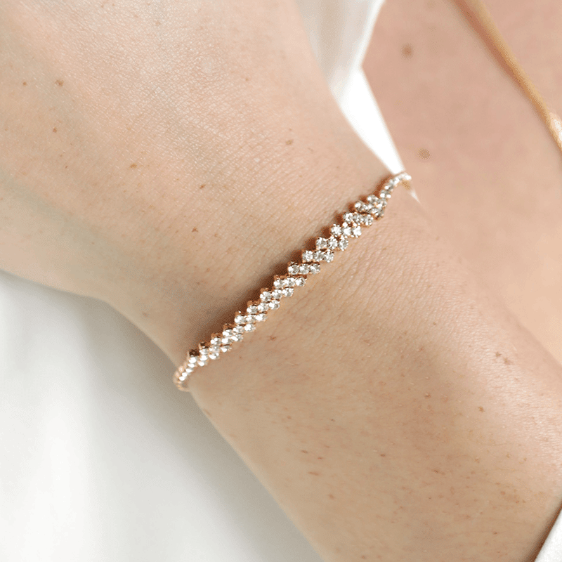 Delicate Shine Adjustable 18k Gold Plated Bracelet