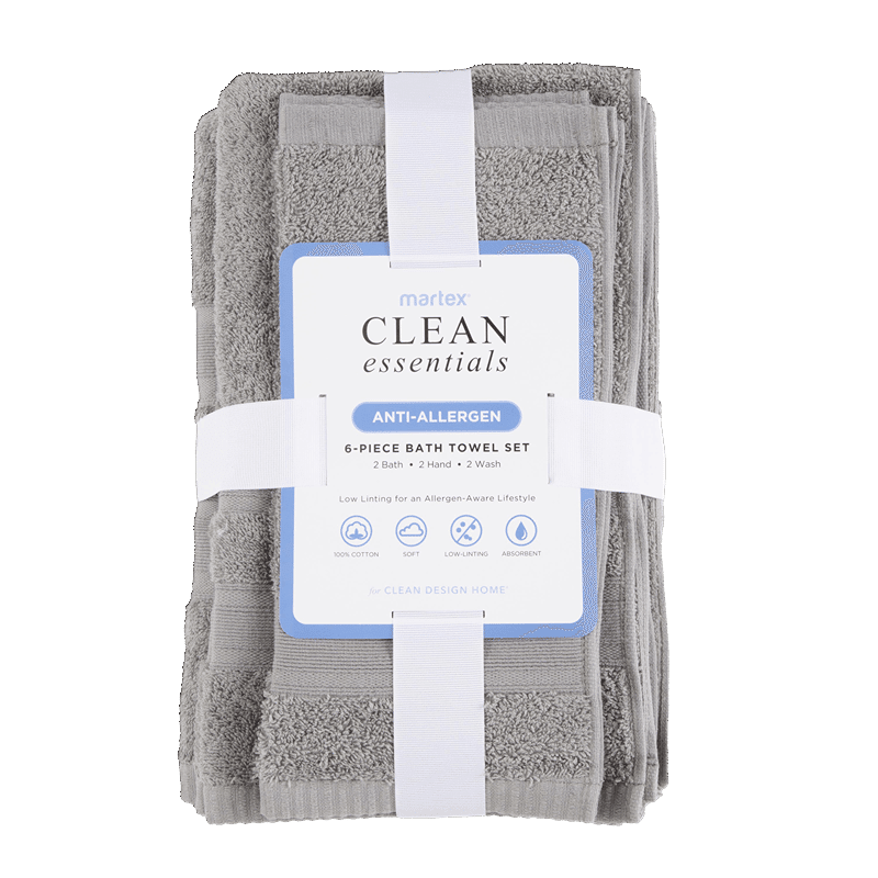 Clean Essentials 6 Piece Towel Set