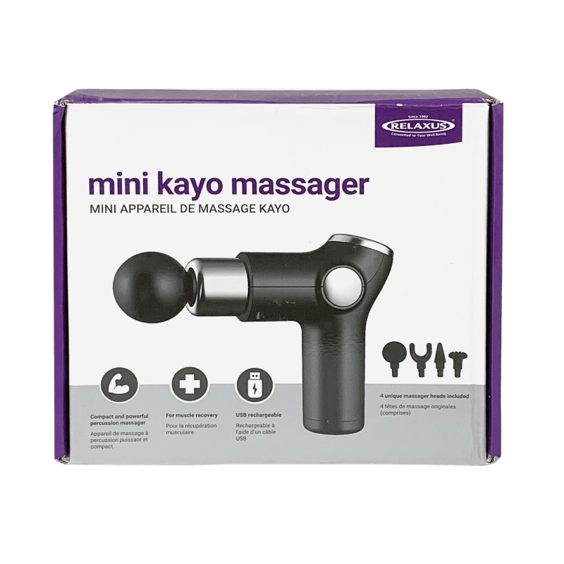 Kayo 2 Mini Massage Gun with 6 Attachments