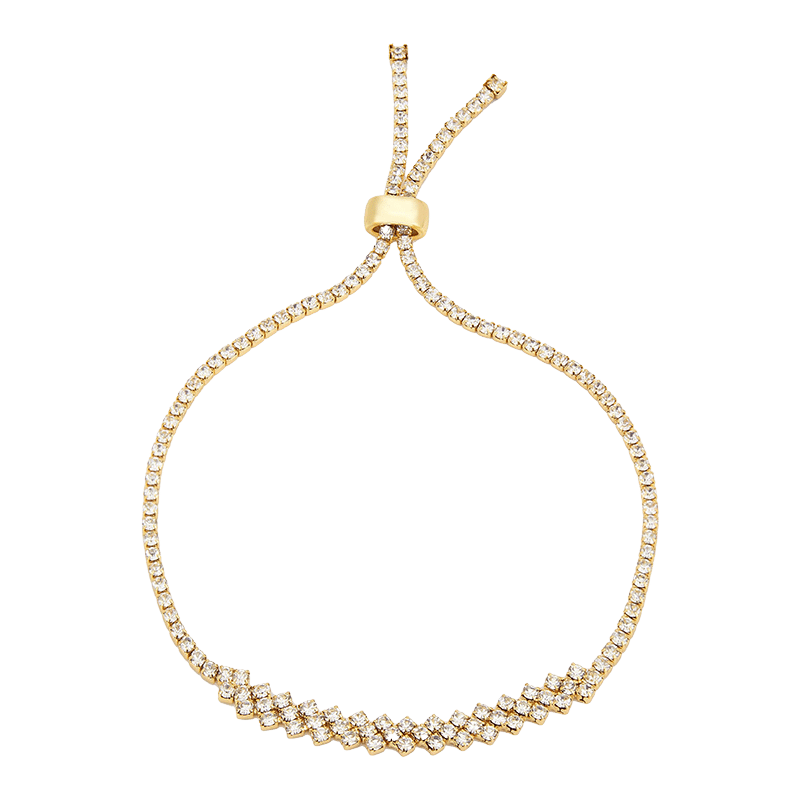 Delicate Shine Adjustable 18k Gold Plated Bracelet