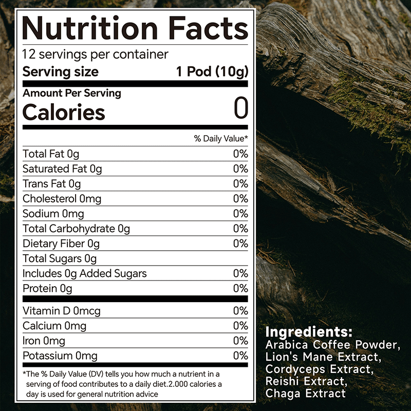 Mushroom Coffee Pods (12 Pack)