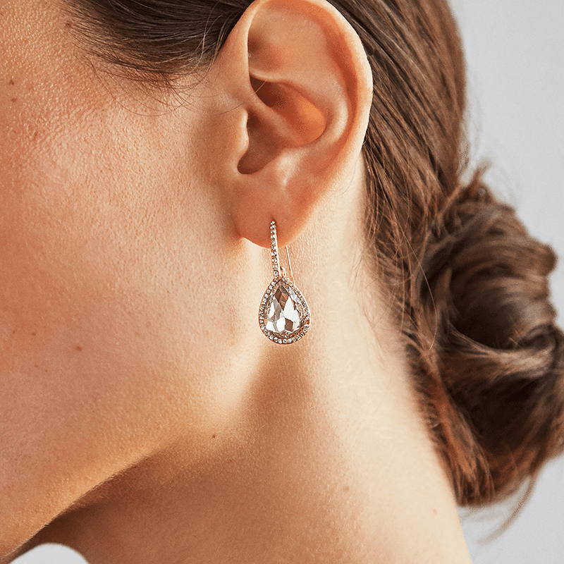 Crystal Pendant Earrings