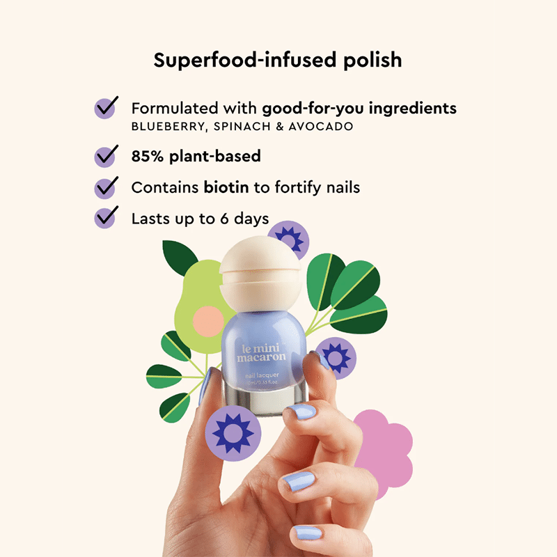 Le Sweet Nail Lacquer in Cassis