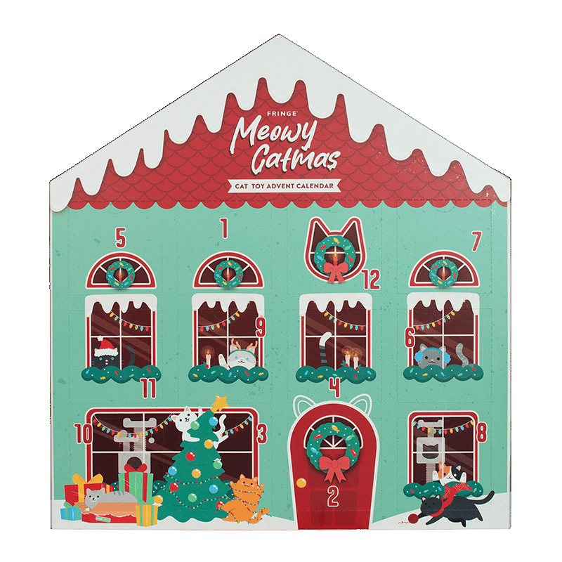 Meowy Catmas Pet Toy Advent Calendar