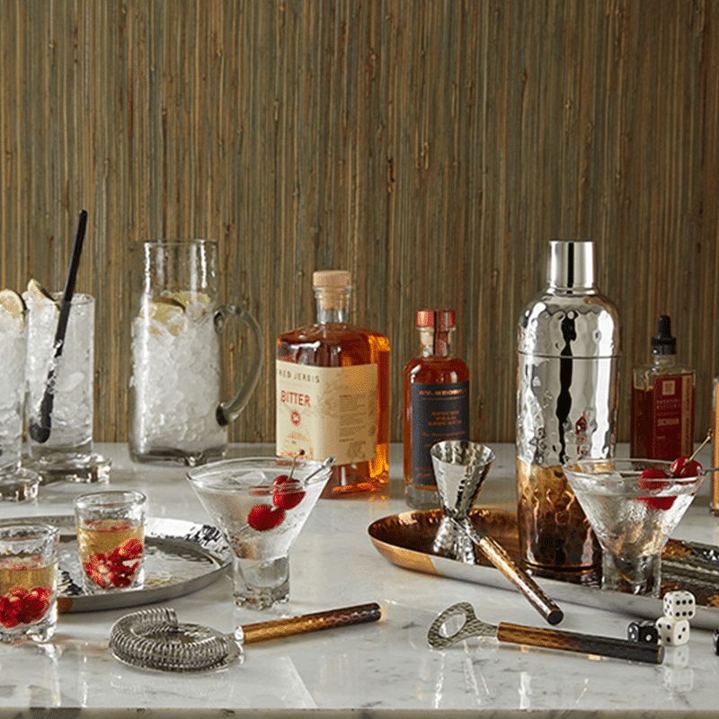 Stainless Steel Ombre Cocktail Shaker