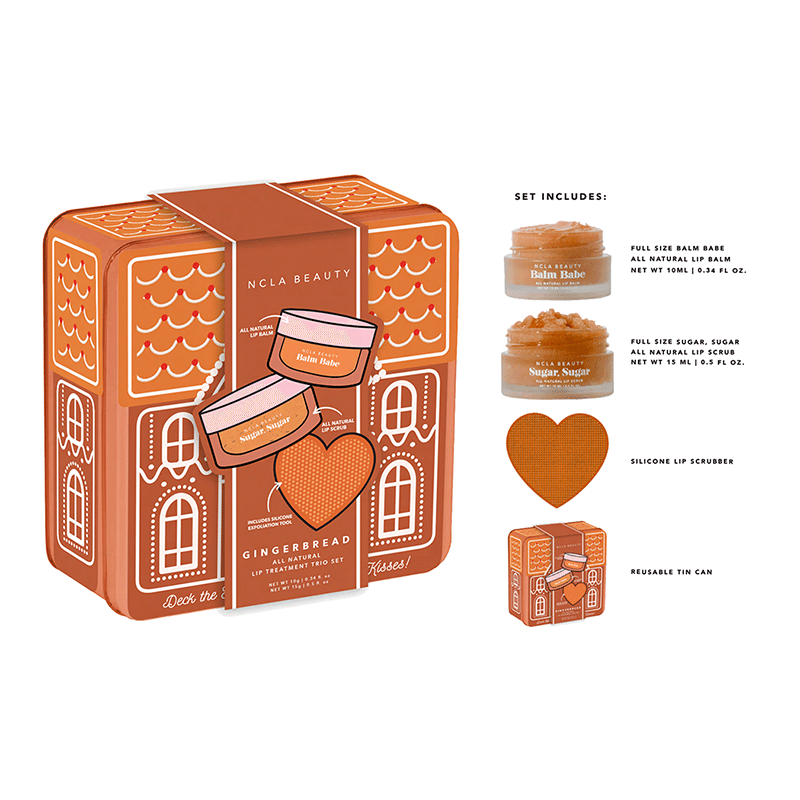 Gingerbread Lip Treatment Trio Gift Set