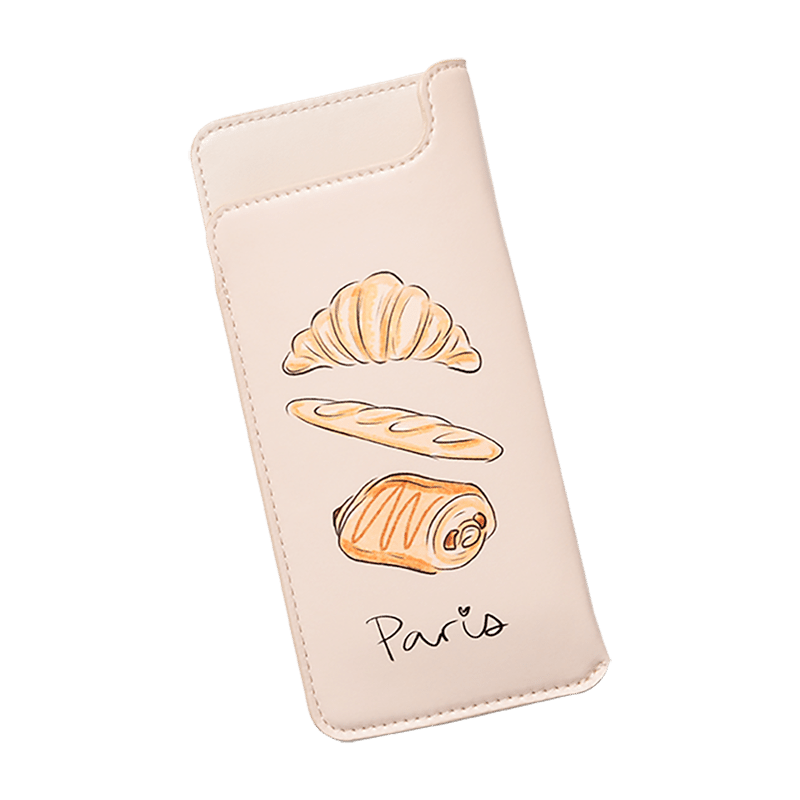 Paris Croissant Sunglass Case