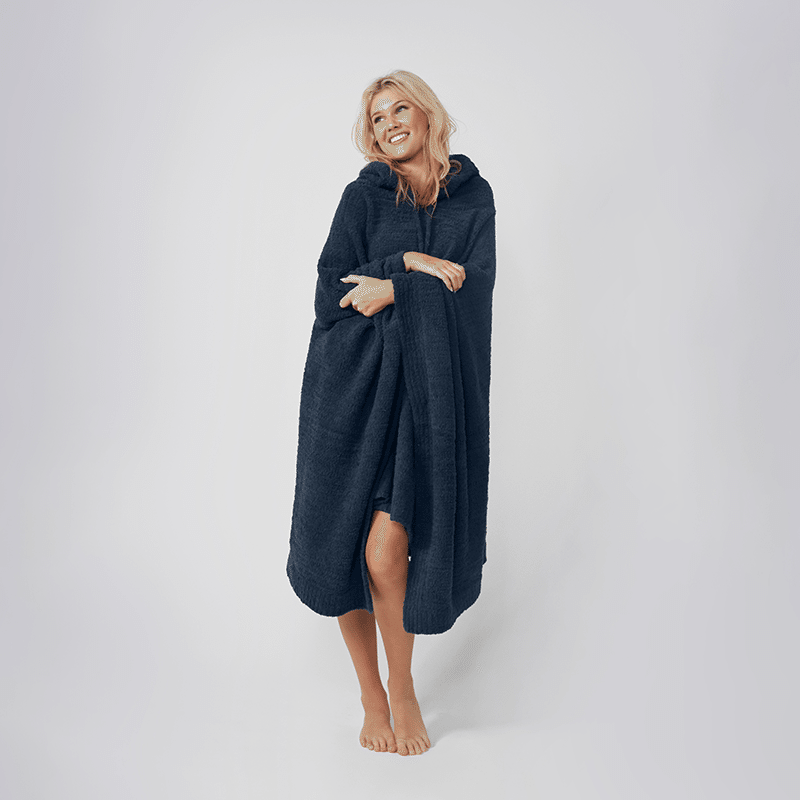 Snug Wearable Hooded Blanket 